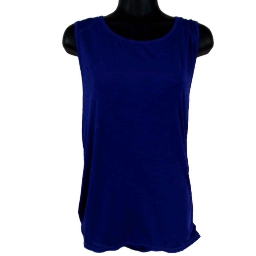 Women's Athleta Purple Tank Top No Size Tag Measures Xl